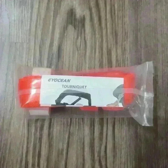 EYOCEAN Tourniquet 1 Pack Fishing Hunting Hiking Orange Emergency Preparation - Picture 1 of 8